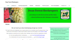 Desktop Screenshot of deanforestbeekeepers.co.uk